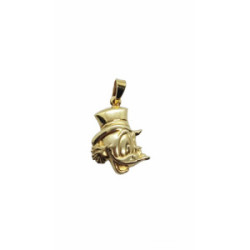 Colgante de oro amarillo del Tío Gilito