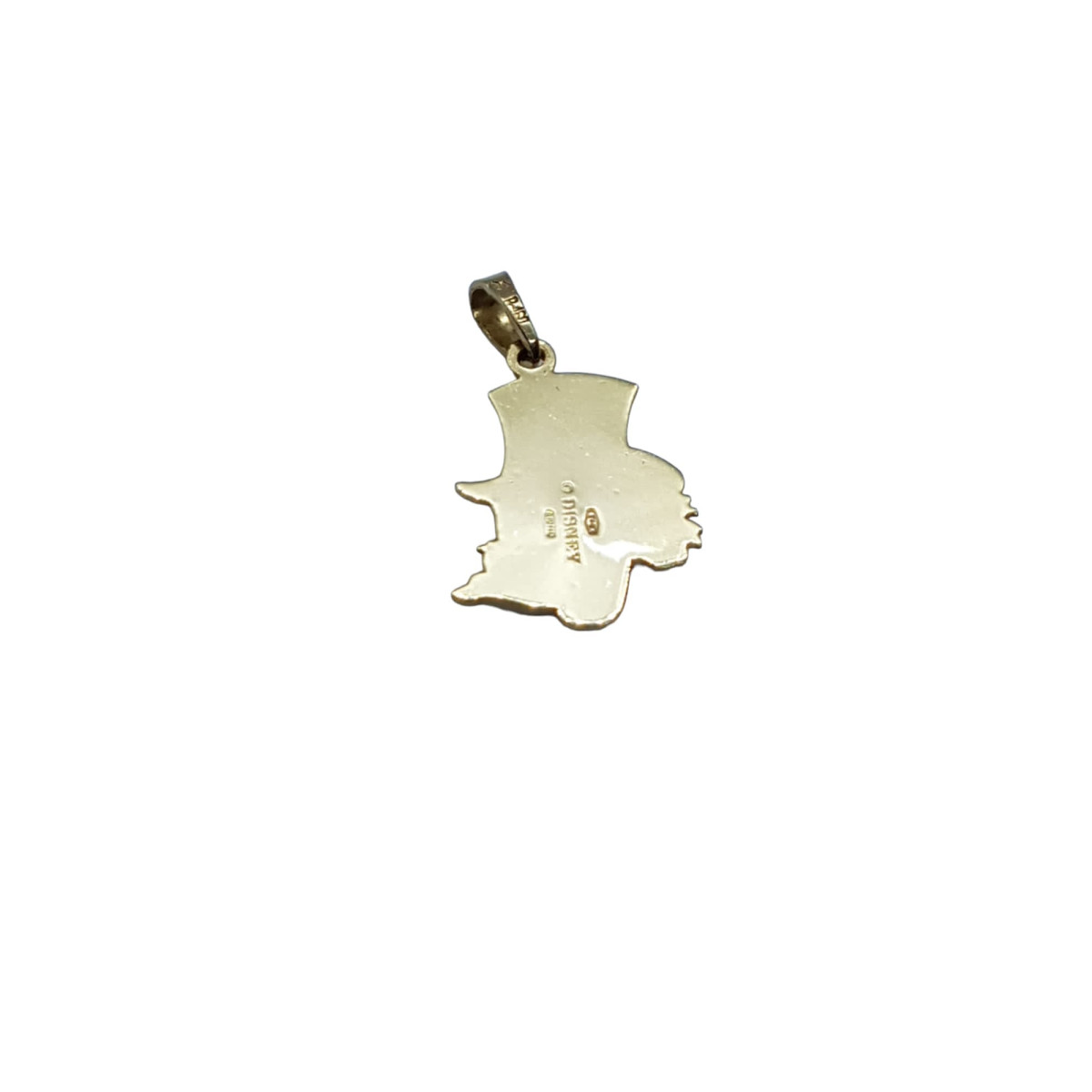 Colgante de oro amarillo del Tío Gilito