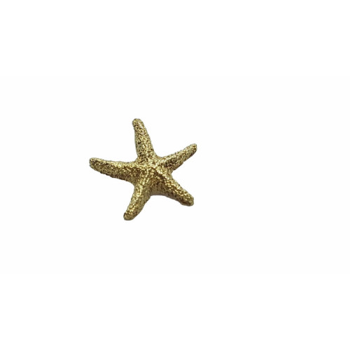 Colgante de oro amarillo con forma de estrella de mar