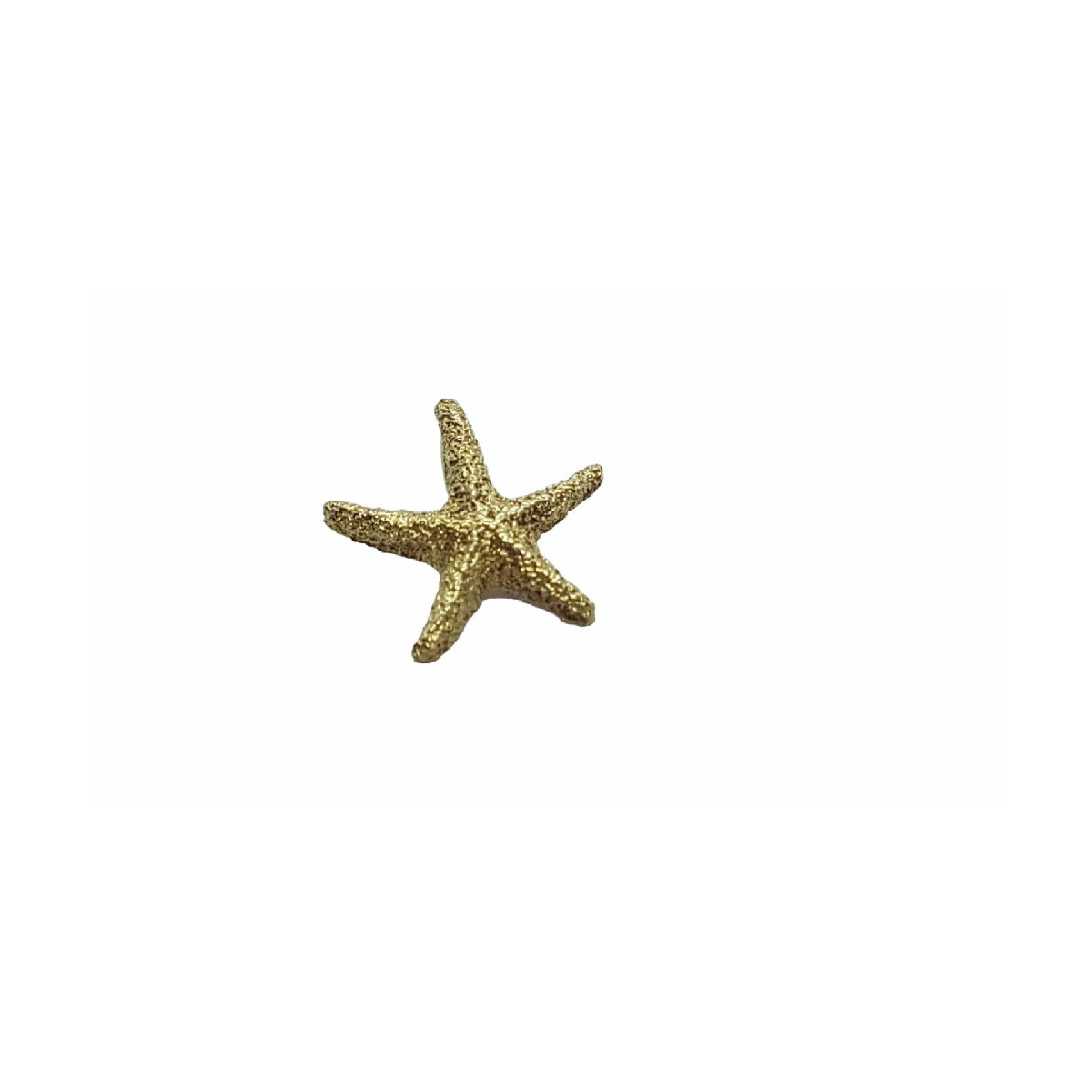 Colgante de oro amarillo con forma de estrella de mar