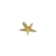 Colgante de oro amarillo con forma de estrella de mar