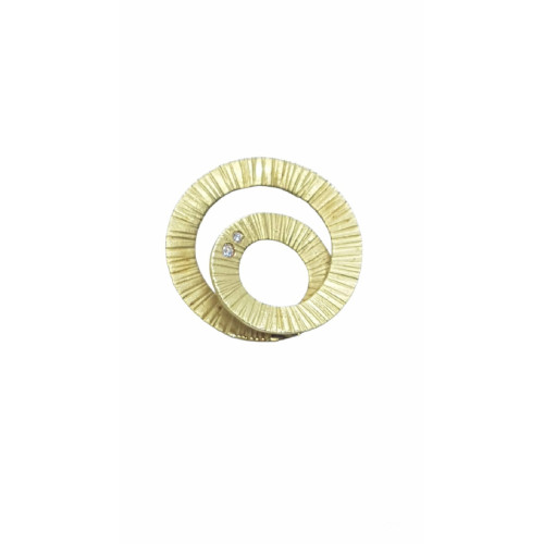 Colgante de oro amarillo y diamantes