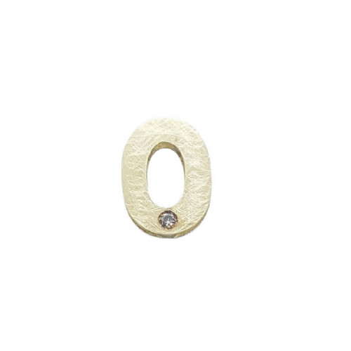 Colgante de oro amarillo y diamante Brown