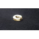 Colgante de oro amarillo y diamante Brown