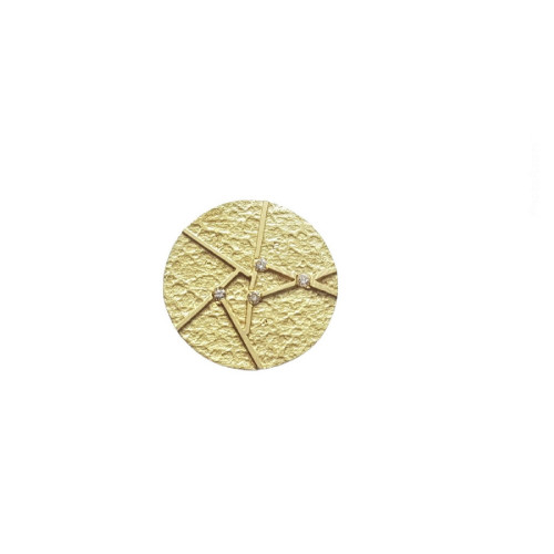 Colgante de oro amarillo y diamantes