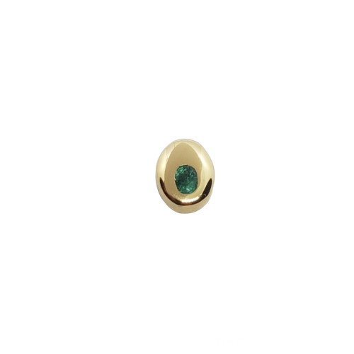 Colgante de oro amarillo con esmeralda