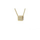 COLGANTE DE ORO AMARILLO CON DIAMANTES