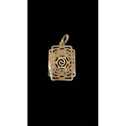 Colgante de oro amarillo
