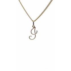 Colgante de oro amarillo - letra G