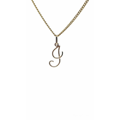 Colgante de oro amarillo - letra G