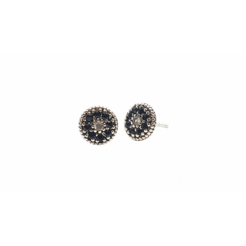 Pendientes de plata con circonitas
