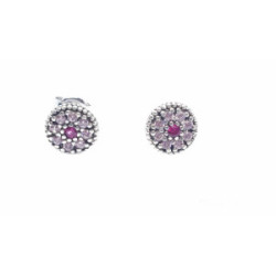 Pendientes de plata con circonitas