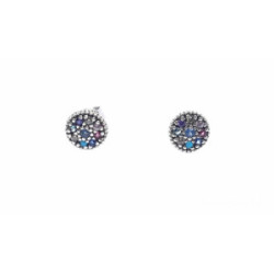 Pendientes de plata con circonitas
