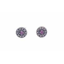 Pendientes de plata con circonitas