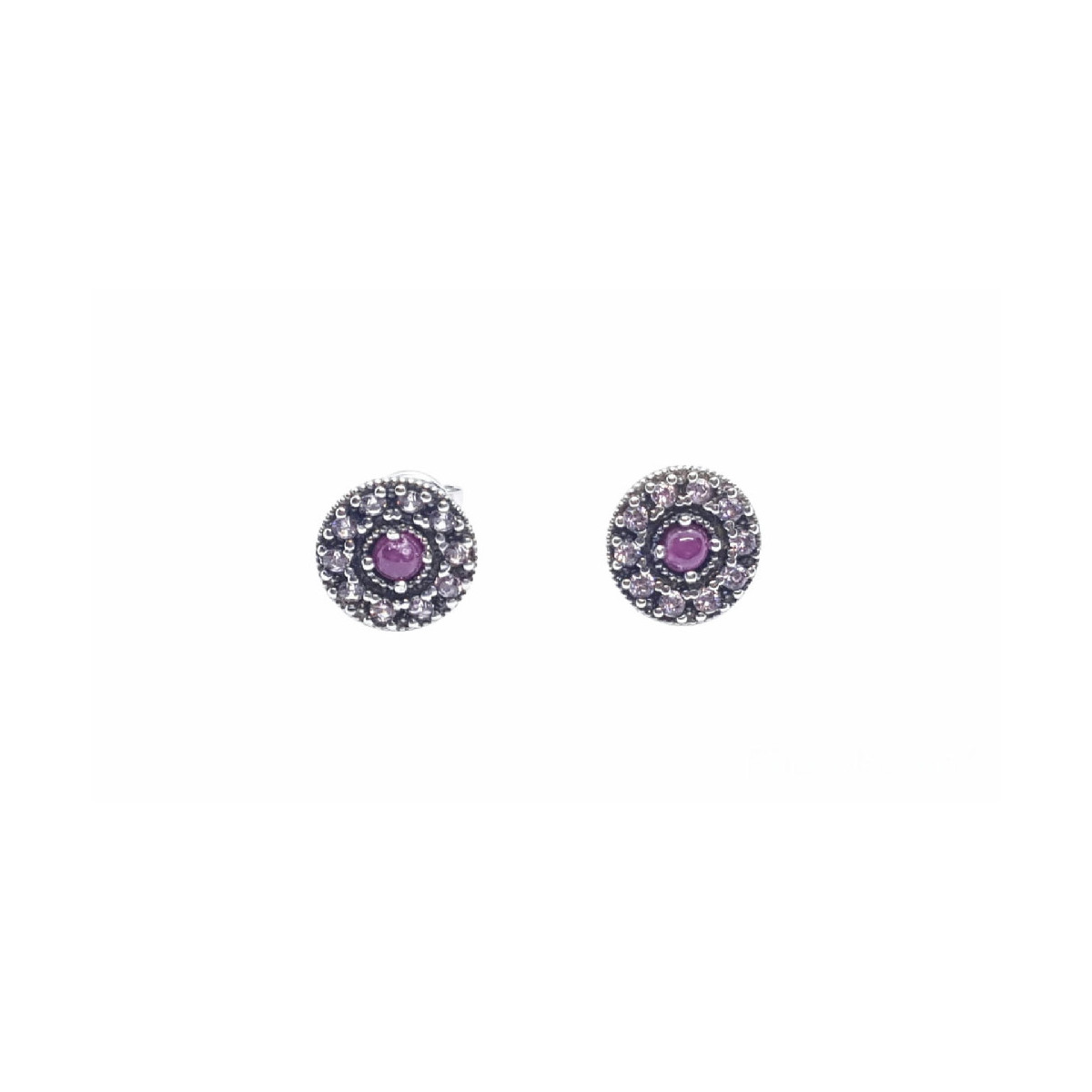 Pendientes de plata con circonitas
