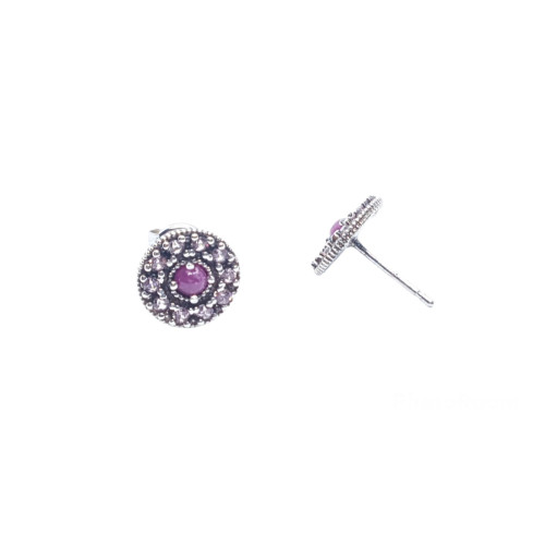 Pendientes de plata con circonitas
