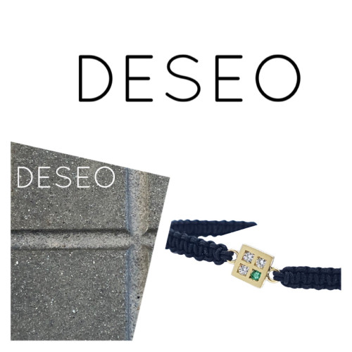 PULSERA DE ORO AMARILLO CON DIAMANTES Y ESMERALDA