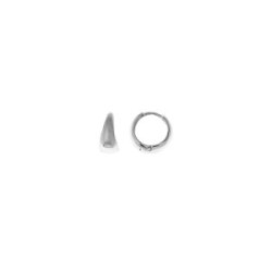 Pendientes de plata con forma de aros