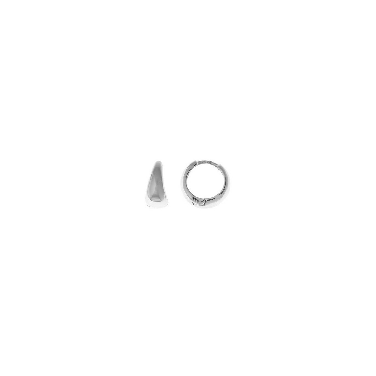 Pendientes de plata con forma de aros