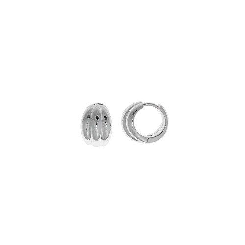 Pendientes de plata con forma de aro