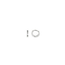 Pendientes de plata con forma de aros