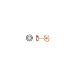 Pendientes de plata con circonitas blancas