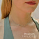 Collar de plata con circonitas blancas