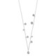 Collar de plata con circonitas blancas