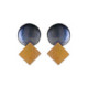 Pendientes de plata y oro