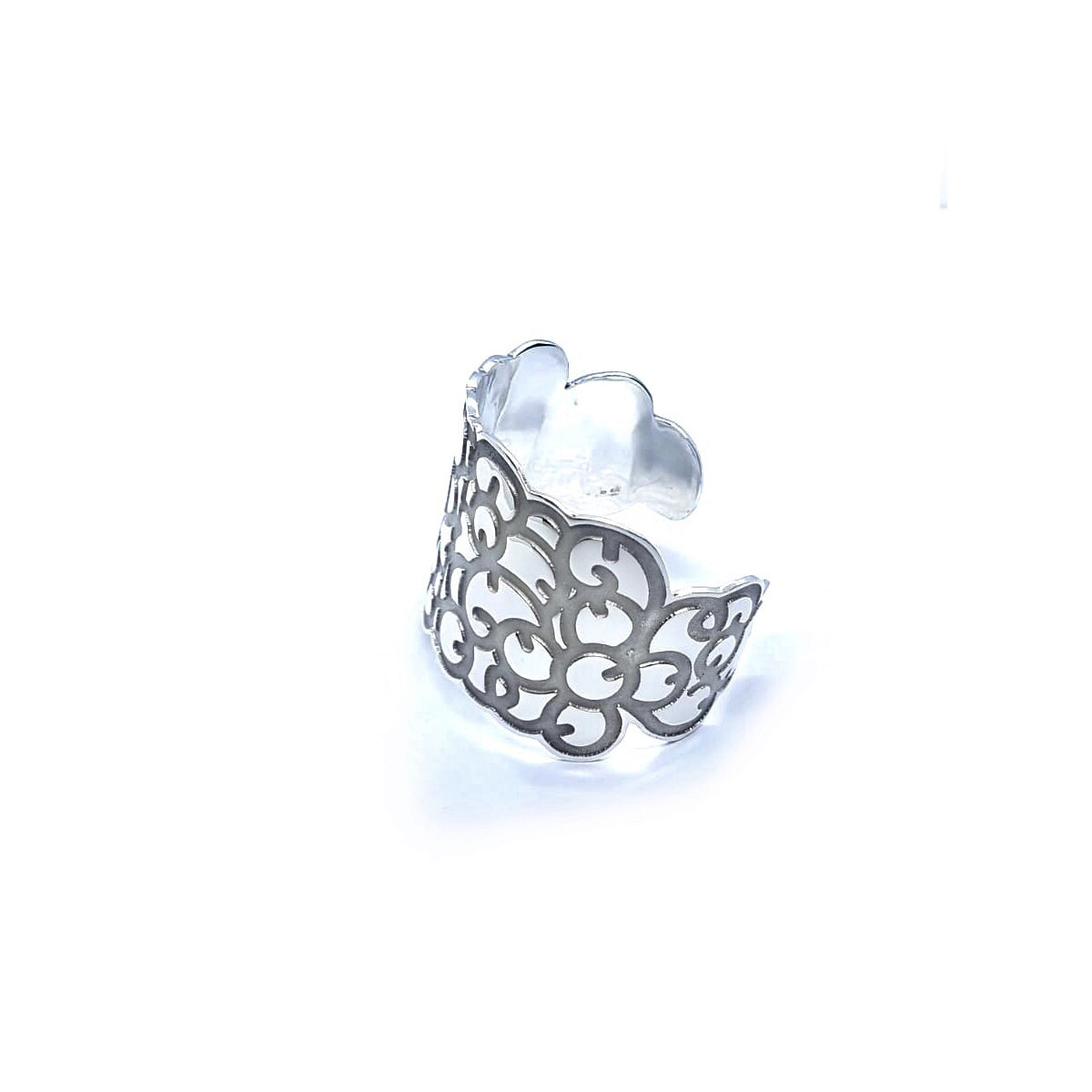 Brazalete rígido de plata