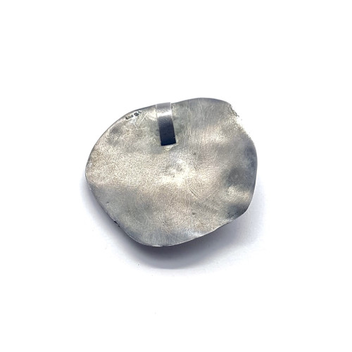 COLGANTE DE PLATA Y ORO AMARILLO CON PERLA NATURAL CULTIVADA