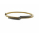 BRAZALETE RÍGIDO DE ORO BLANCO Y ORO AMARILLO