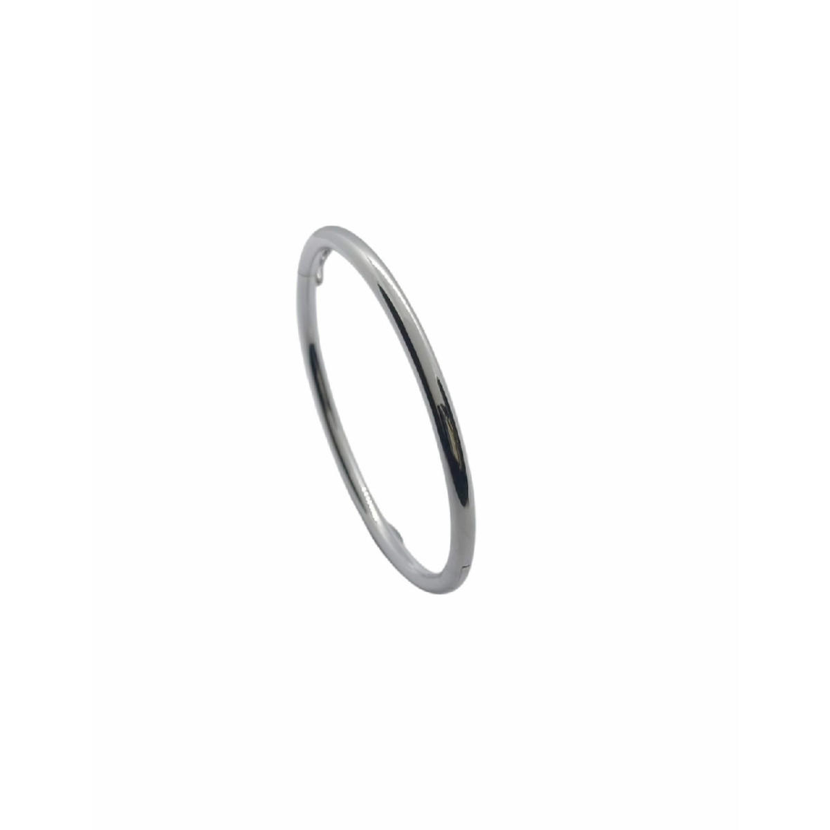 BRAZALETE RÍGIDO DE ORO BLANCO