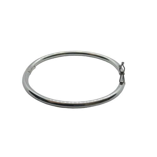 BRAZALETE RÍGIDO DE ORO BLANCO