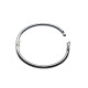 BRAZALETE RÍGIDO DE ORO BLANCO