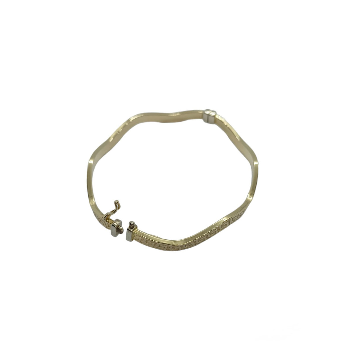 BRAZALETE RÍGIDO DE ORO AMARILLO