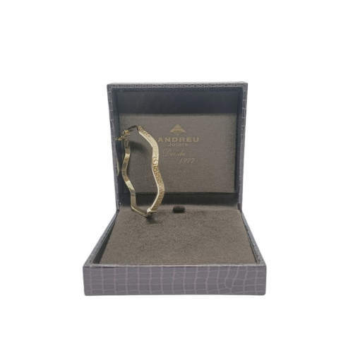 BRAZALETE RÍGIDO DE ORO AMARILLO