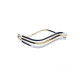 BRAZALETE RÍGIDO DE ORO BLANCO Y ORO AMARILLO