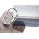 BRAZALETE RÍGIDO DE ORO BLANCO Y ORO AMARILLO