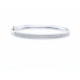 BRAZALETE RÍGIDO DE ORO BLANCO CON DIAMANTES