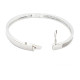 BRAZALETE RÍGIDO DE ORO BLANCO CON DIAMANTES