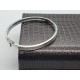 BRAZALETE RÍGIDO DE ORO BLANCO CON DIAMANTES