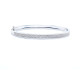 BRAZALETE RÍGIDO DE ORO BLANCO CON DIAMANTES