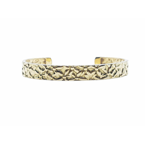 BRAZALETE RÍGIDO DE ORO AMARILLO