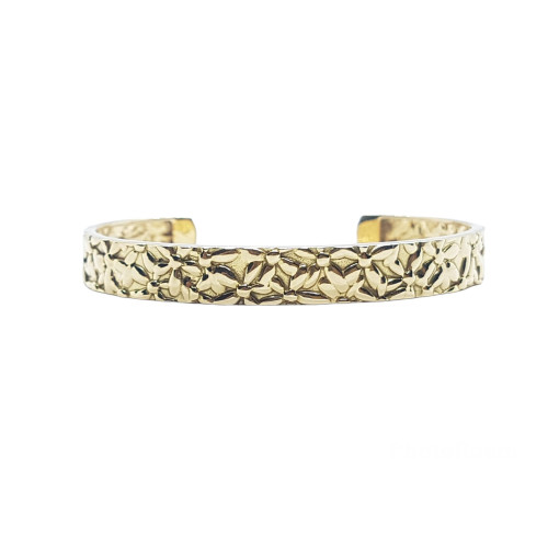 BRAZALETE RÍGIDO DE ORO AMARILLO