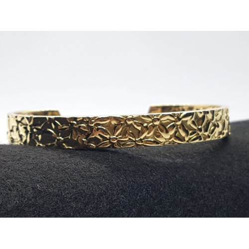 BRAZALETE RÍGIDO DE ORO AMARILLO