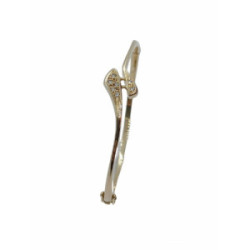 BRAZALETE RÍGIDO DE ORO AMARILLO CON DIAMANTES