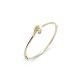 BRAZALETE RÍGIDO DE ORO AMARILLO CON DIAMANTES