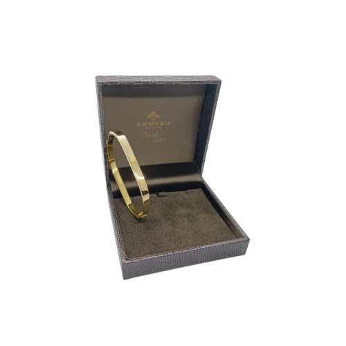 BRAZALETE RÍGIDO DE ORO AMARILLO