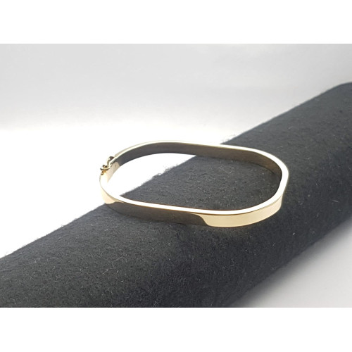 BRAZALETE RÍGIDO DE ORO AMARILLO
